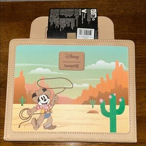 Loungefly Disney Western Mickey and Minnie Lunch Box Journal